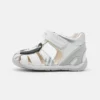 Geox EACH GIRL - Sandales - White/silver