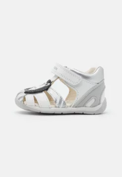 Geox EACH GIRL - Sandales - White/silver