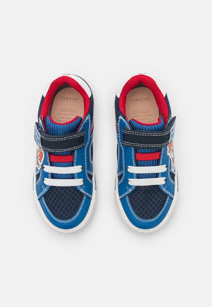 Geox NINTENDO MARIOKART ALONISSO BOY - Baskets Basses - Royal/red – Image 4