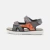 Geox MARATEA BOY - Sandales De Randonnée - Grey/orange