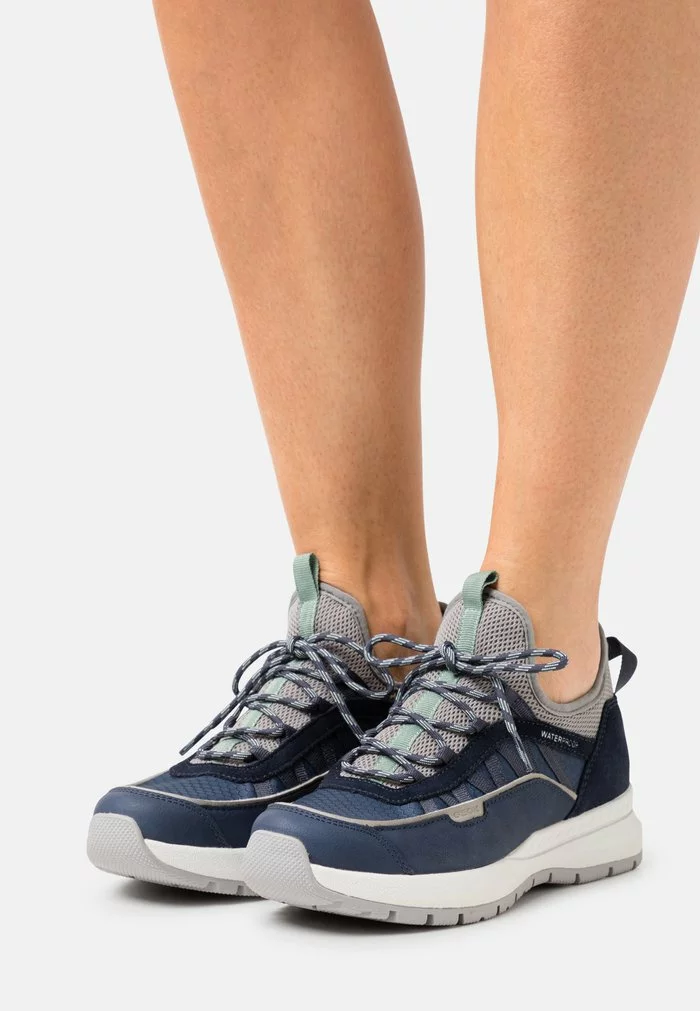 Geox BRAIES WPF - Baskets Basses - Dark Blue/grey