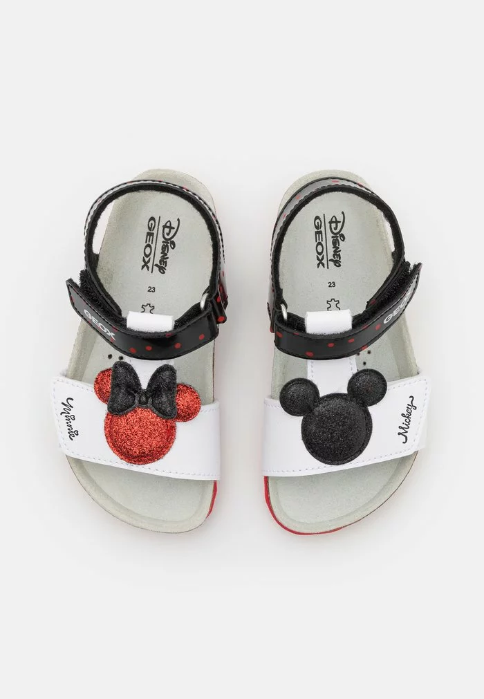 Disney Minnie Mouse GEOX BABY CHALKI GIRL - Sandales - White/black – Image 4
