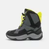 Geox SENTIERO BOY WPF - Bottes De Neige - Grey/lime