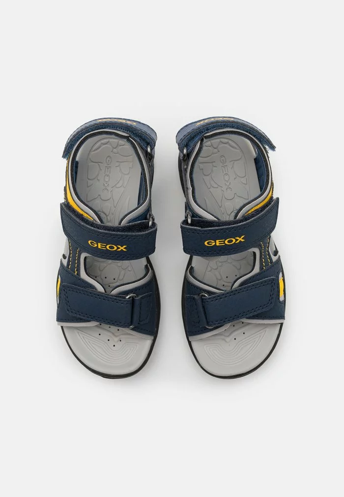 Geox VANIETT BOY - Sandales De Randonnée - Navy/yellow – Image 4