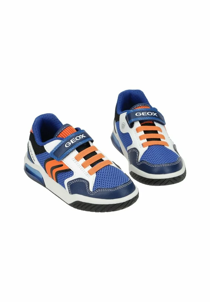 Geox Baskets Basses - Blue Orange White – Image 2
