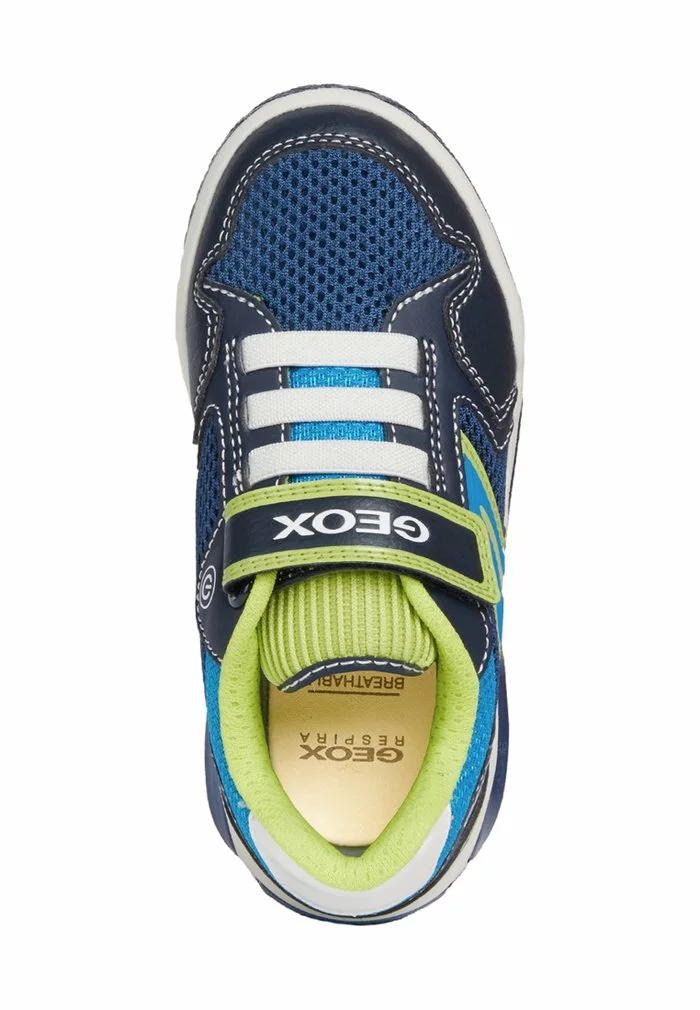Geox INEK BOY - Baskets Basses - Navy/lime – Image 2