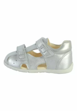 Geox KAYTAN - Chaussures à Scratch - Argent