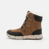 Geox FLEXYPER GIRL - Bottes De Neige - Whisky/black