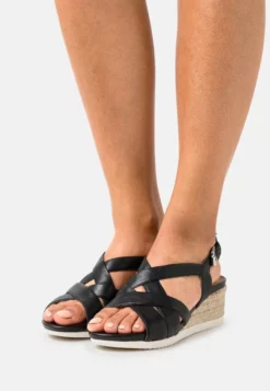 Geox ISCHIA CORDA - Espadrilles - Black