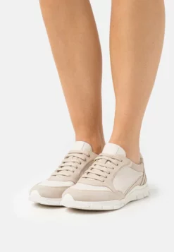 Geox SUKIE - Baskets Basses - Light Taupe/cream