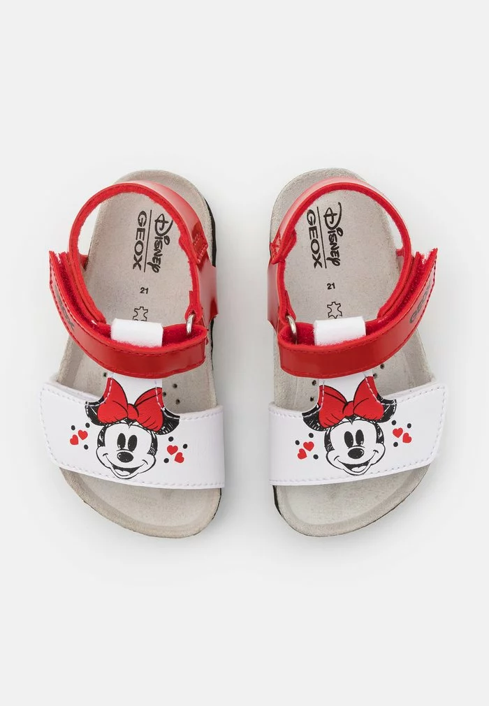 Disney Minnie Mouse GEOX BABY CHALKI GIRL - Sandales - Red/white – Image 4
