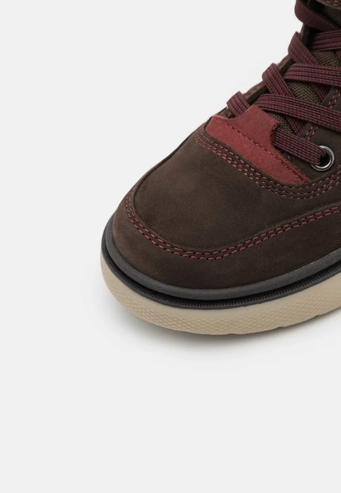 Geox RIDDOCK BOY WPF - Bottines à Lacets - Coffee/bordeaux – Image 6