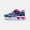 Geox ASSISTER GIRL - Baskets Basses - Navy/fuchsia