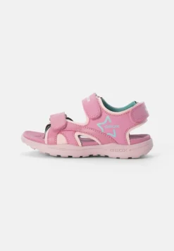 Geox VANIETT GIRL - Sandales De Randonnée - Pink/aqua