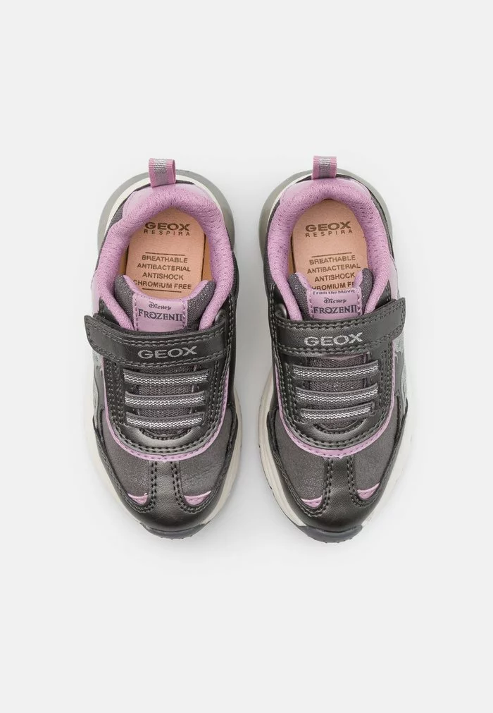 Geox DISNEY FROZEN ELSA SPACECLUB GIRL - Baskets Basses - Dark Silver/lilac – Image 4