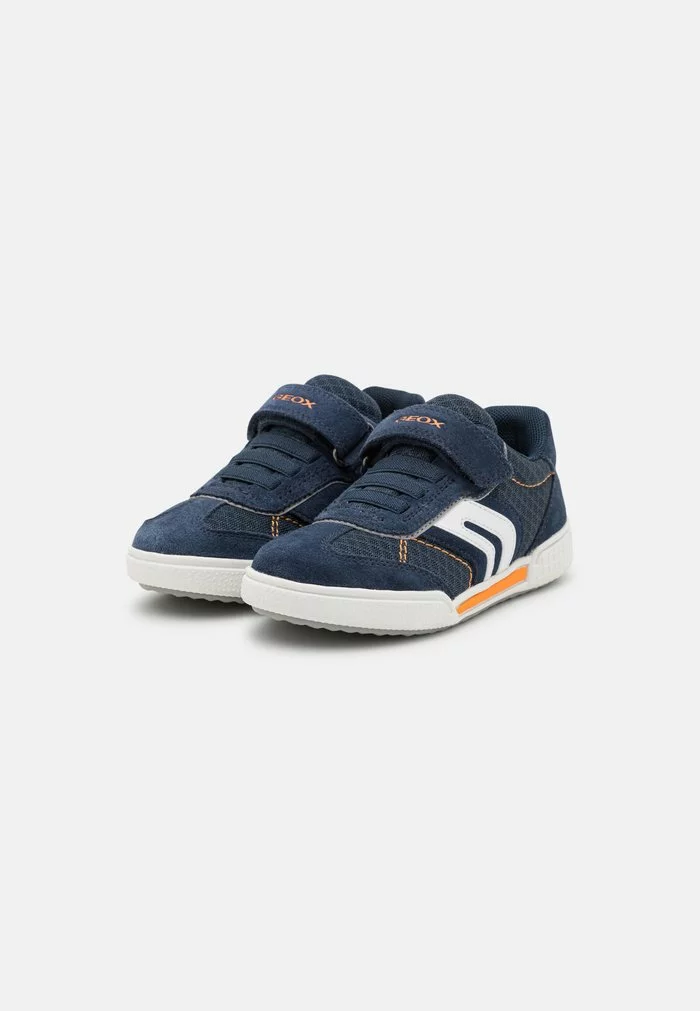 Geox POSEIDO BOY - Baskets Basses - Navy/light Orange – Image 2
