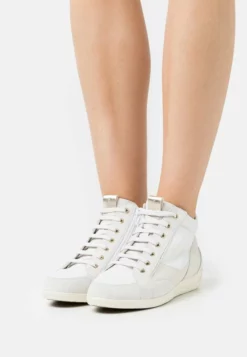 Geox MYRIA - Baskets Montantes - Offwhite