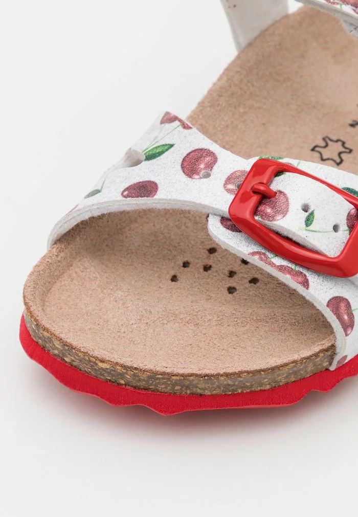 Geox CHALKI GIRL - Sandales - Silver/red – Image 6