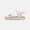 Geox COSTAREI - Sandales - White/pink