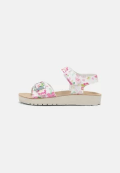 Geox COSTAREI - Sandales - White/pink