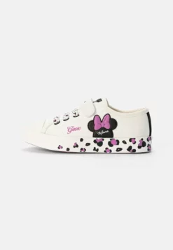 Geox DISNEY MINNIE MOUSE CIAK GIRL - Baskets Basses - White/black