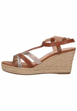 Geox Sandales Compensées - Brown/light Orange