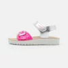 Geox COSTAREI GIRL - Sandales - Silver/fuchsia