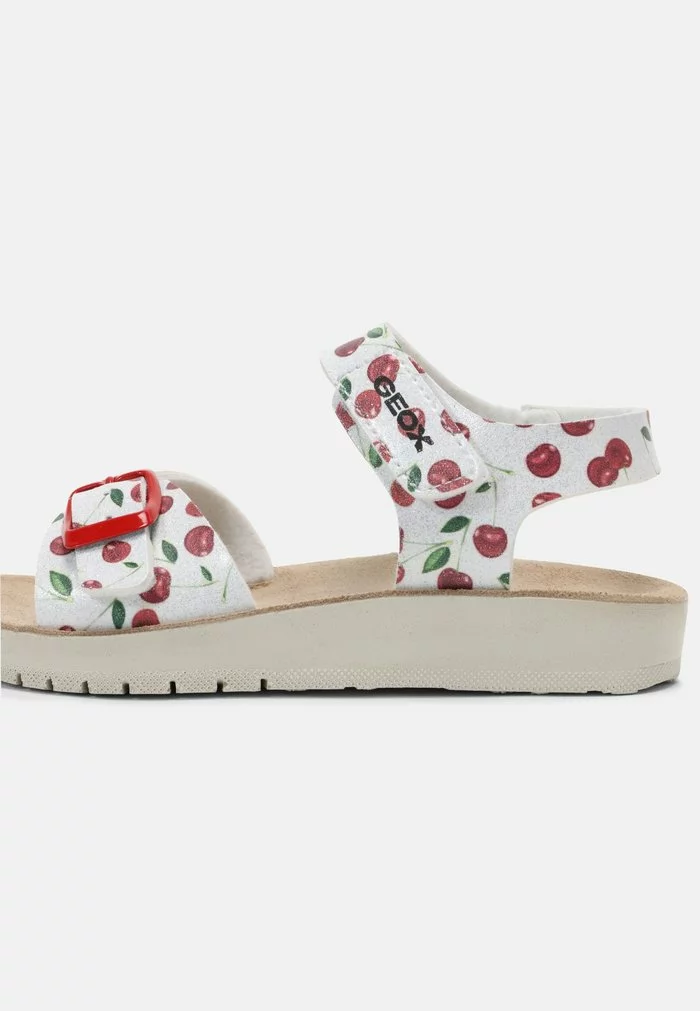 Geox COSTAREI - Sandales - Silver/red – Image 7