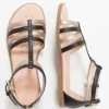 Geox KARLY GIRL - Sandales - Black/platinum