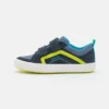 Geox ALONISSO - Baskets Basses - Navy/lime