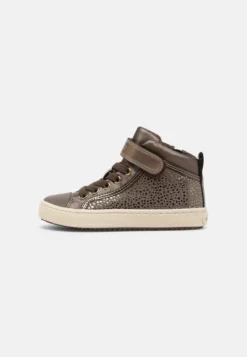 Geox KALISPERA GIRL - Baskets Montantes - Dark Beige