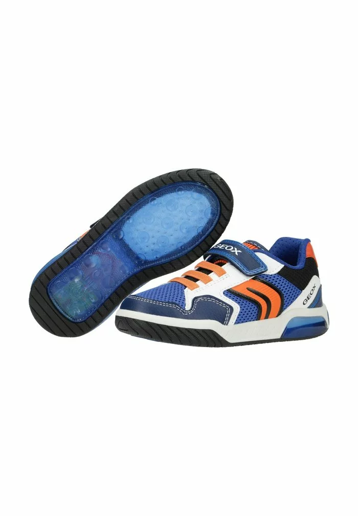 Geox Baskets Basses - Blue Orange White – Image 4