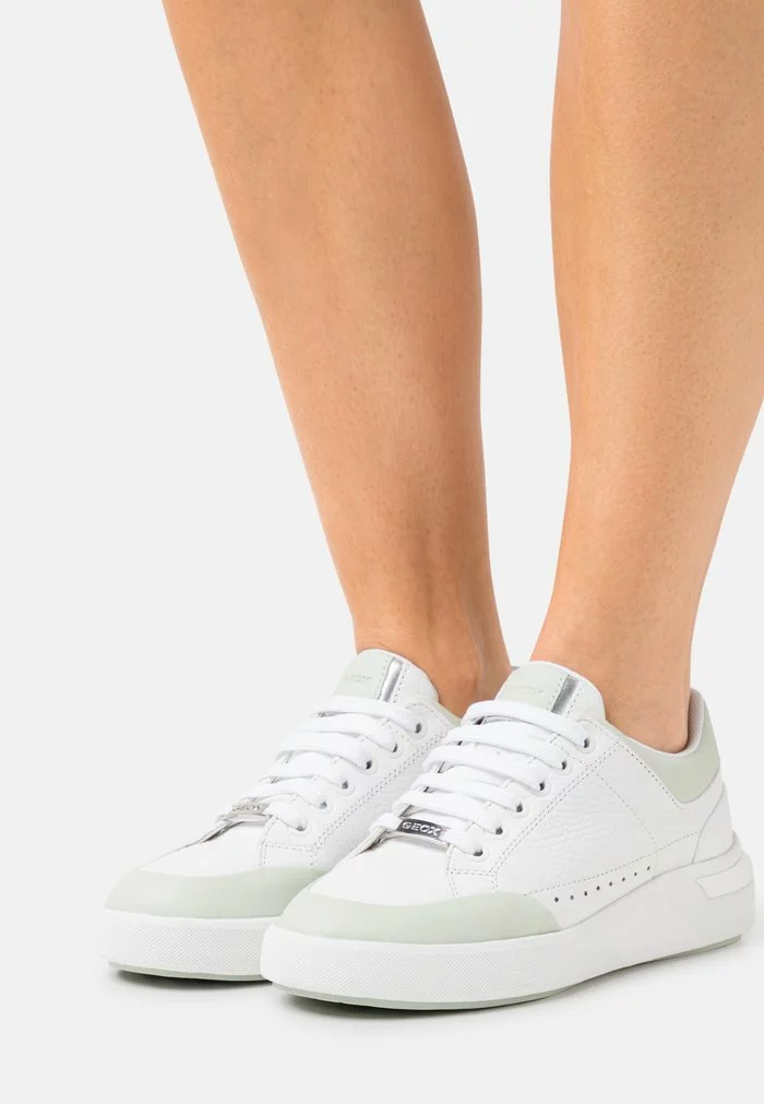 Geox DALYLA - Baskets Basses - White/light Green