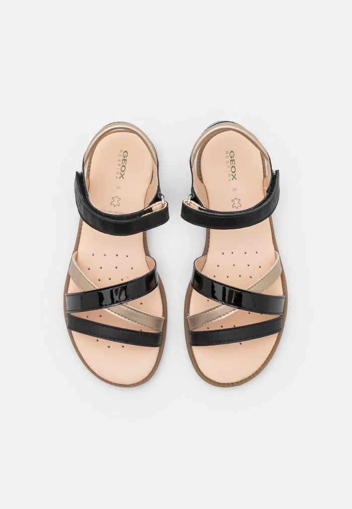 Geox JR KARLY - Sandales - Noir/platinium – Image 4