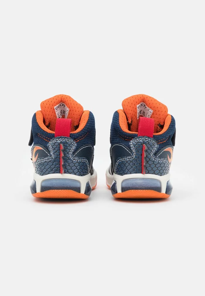 Geox INEK BOY - Baskets Montantes - Navy/orange – Image 3
