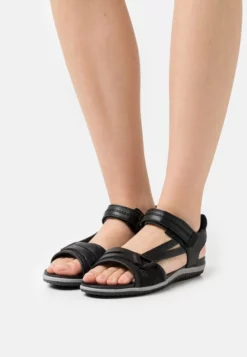 Geox VEGA - Sandales De Randonnée - Black