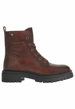 Geox IRIDEA - Bottines à Lacets - Bordeaux
