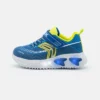 Geox ASSISTER BOY - Baskets Basses - Royal/lime