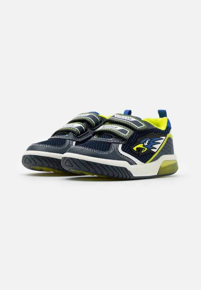 Geox INEK BOY - Baskets Basses - Navy/lime – Image 2