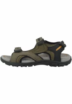Geox U S.STRADA D - Sandales De Randonnée - Military/dark Yellow
