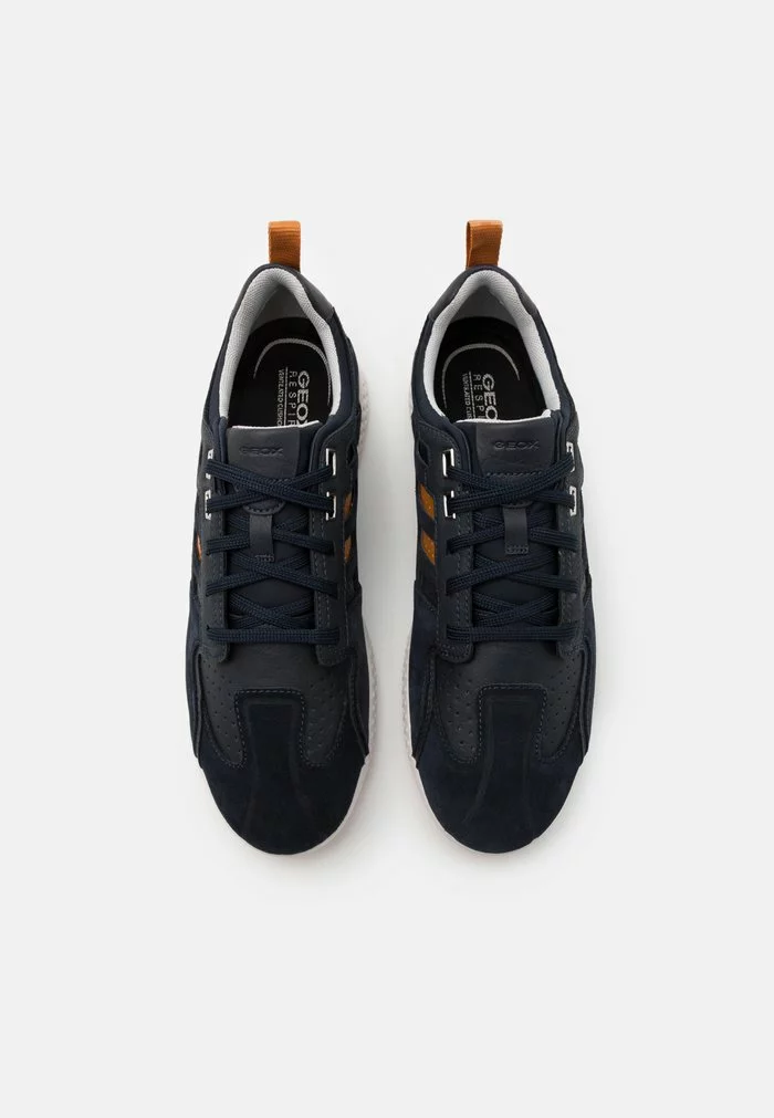 Geox Baskets Basses - Navy/orange – Image 4