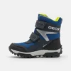 Geox HIMALAYA BOY WPF - Bottes De Neige - Navy/lime