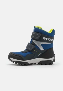 Geox HIMALAYA BOY WPF - Bottes De Neige - Navy/lime
