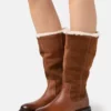 Geox IRIDEA - Bottes De Neige - Cognac