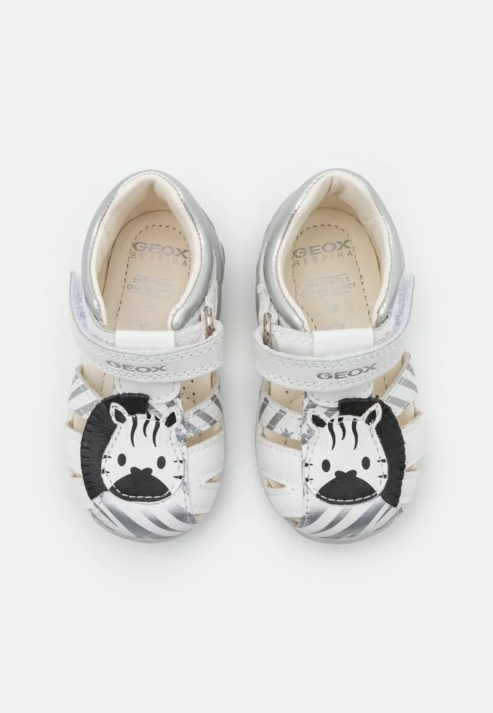 Geox EACH GIRL - Sandales - White/silver – Image 4