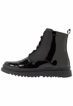Geox GILLYJAW GIRL - Bottines à Lacets - Black
