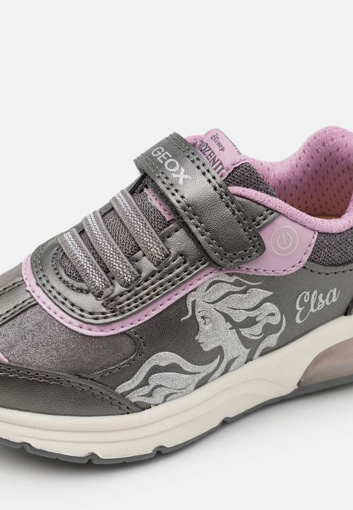 Geox DISNEY FROZEN ELSA SPACECLUB GIRL - Baskets Basses - Dark Silver/lilac – Image 6