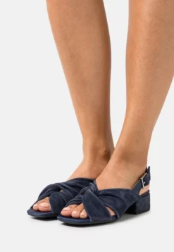 Geox GENZIANA - Sandales - Dark Blue