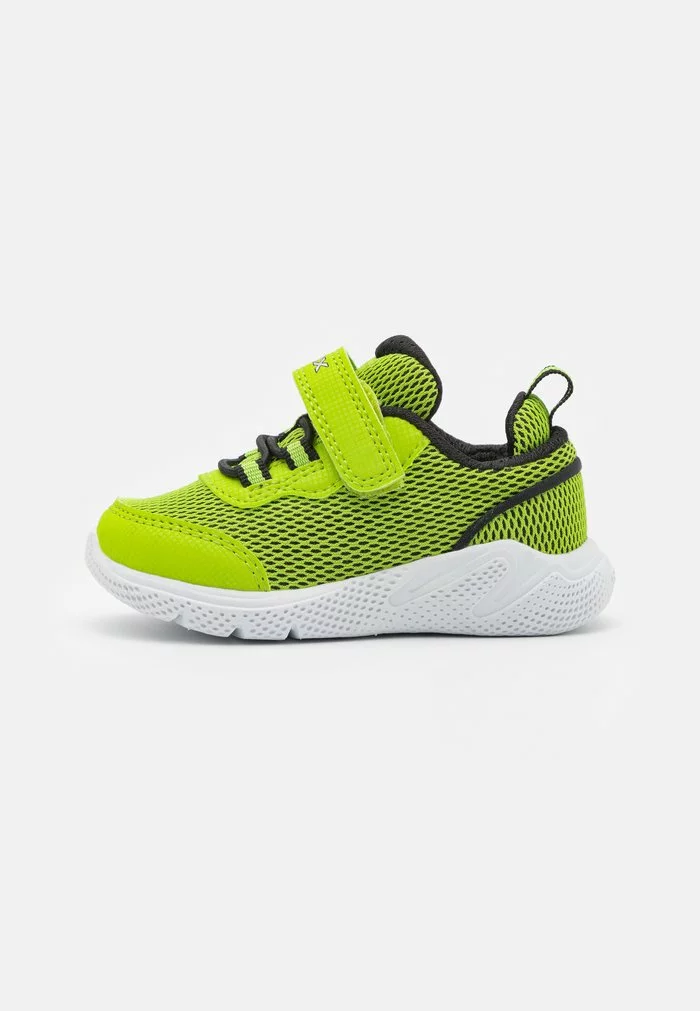 Geox SPRINTYE BOY - Baskets Basses - Lime/black