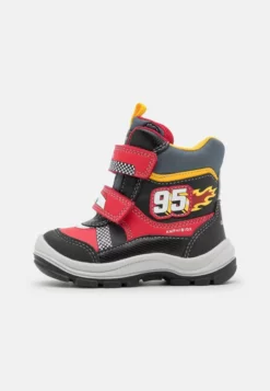 Geox DISNEY CARS MCQUEEN BABY FLANFIL BOY ABX - Bottes De Neige - Red/black